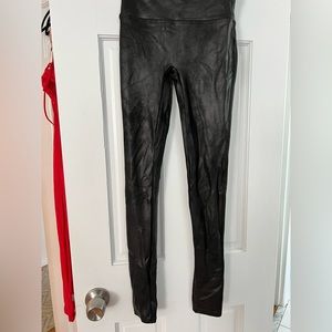 Spanx faux leather leggings